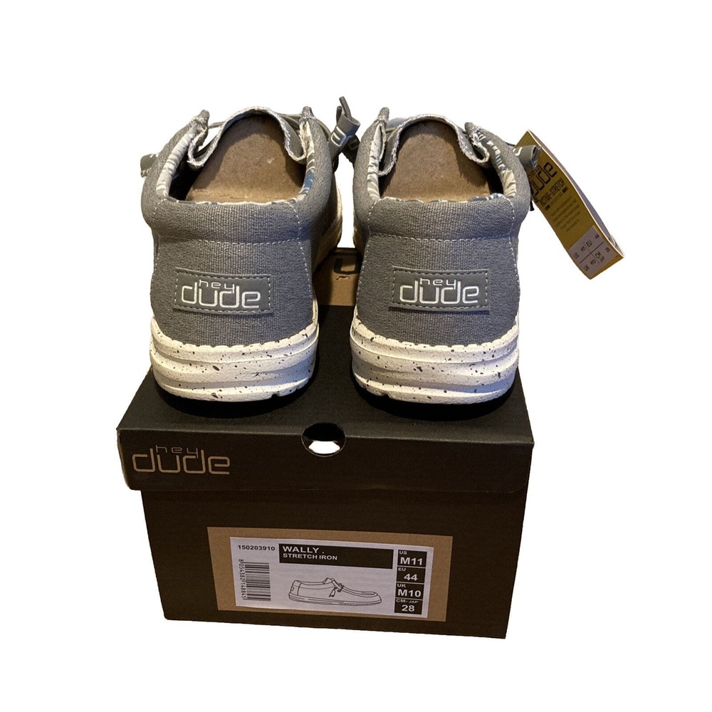 Hey Dude Wally Stretch Iron | Men’s Shoes | Size 11 | Men's Slip on Loaf… - Picture 5 of 5